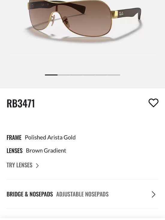 Ray Ban Arista Gold Sunglasses - NEW main image 8
